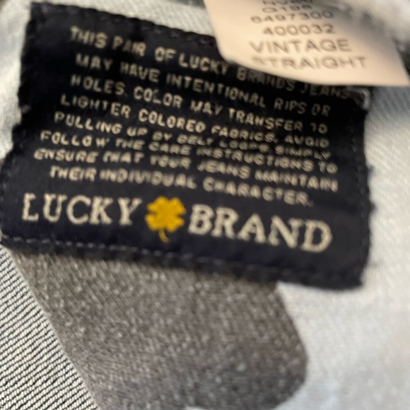 Mens jeans by Lucky Brand. Waist size 34” Navy - Picture 8 of 9